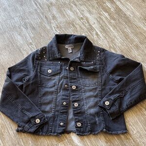 Cat & Jack Black Studded Jean Jacket for Kids